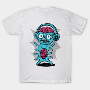 Brainy Music Monster T-Shirt